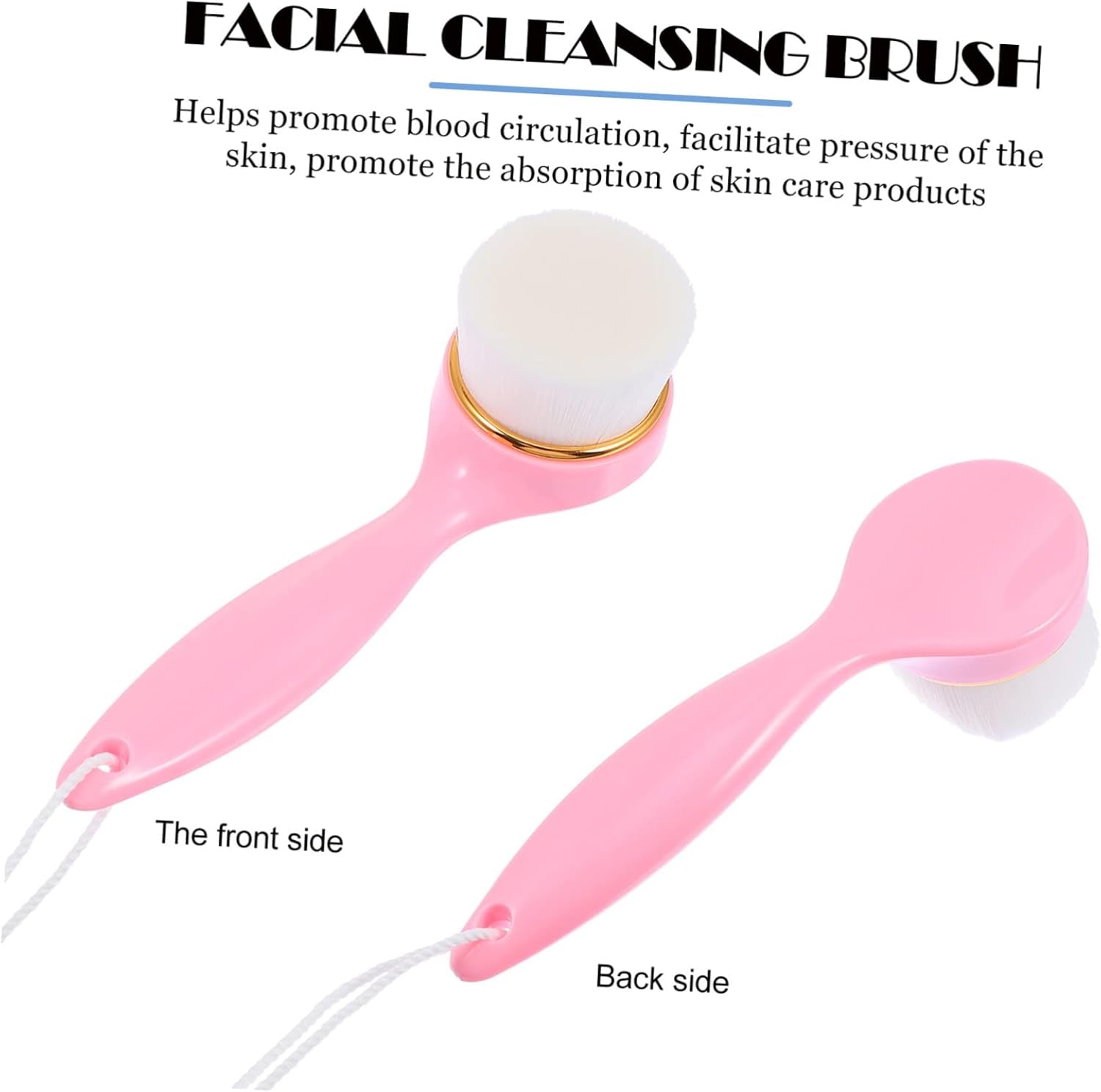 Facial Cleansing Brush Deep Pore Soft Material Esthetician-Grade Gentle Face for Women Boys and Girls