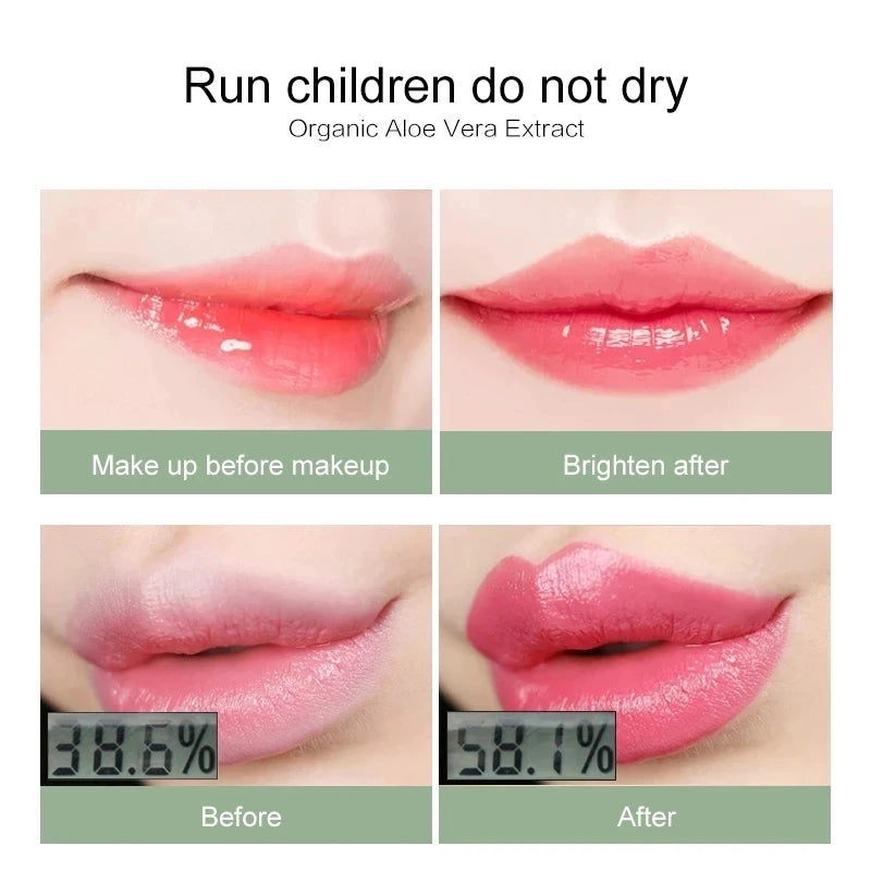 12Pc/Set 3.5G Color Changing Tinted Lip Balm Lipstick Aloe Vera Lipstick Moisturizing Long Lasting Lipsticks Lip Balm Wholesale