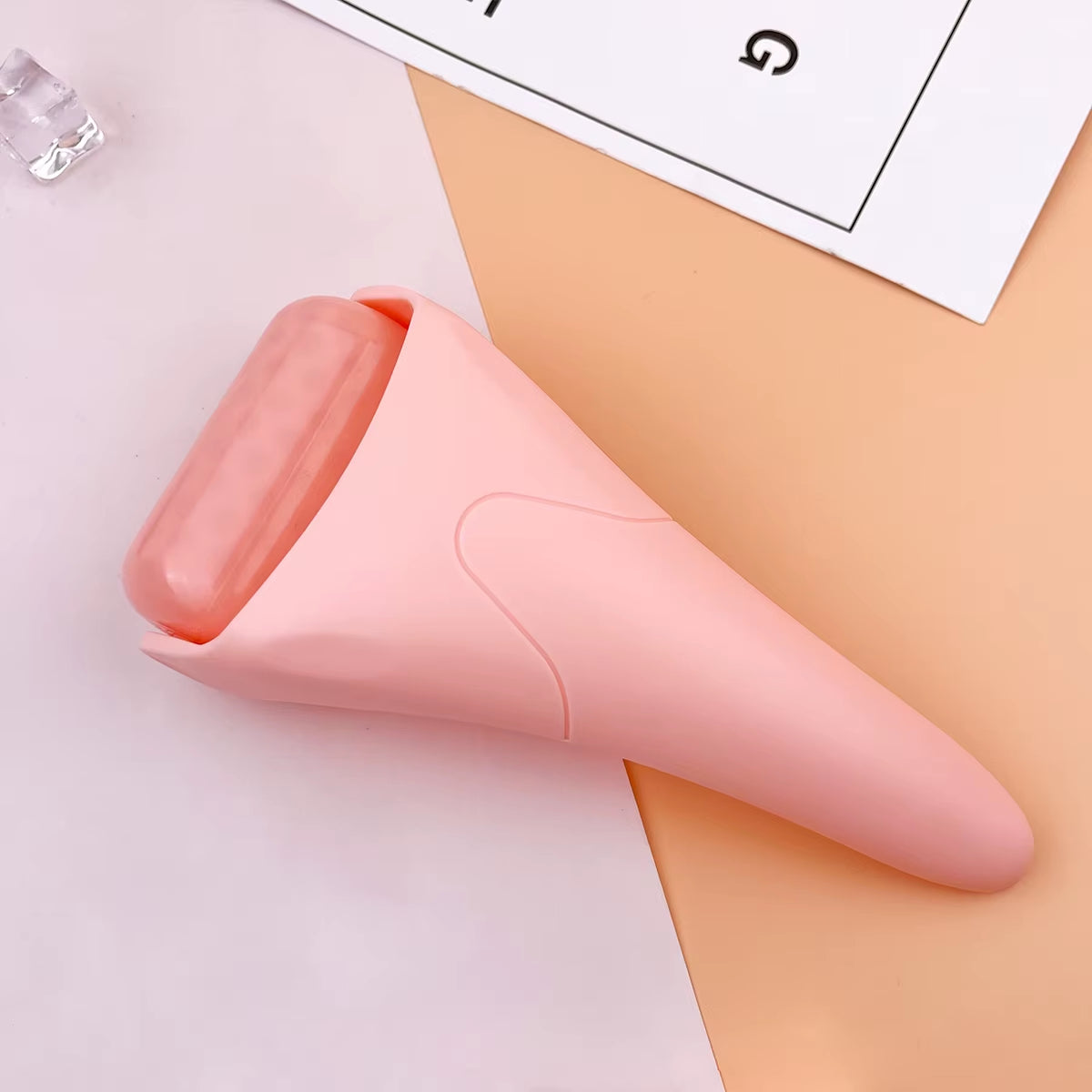 1Pc Portable and Practical Ice Roller Massage Device - Ice Facial Roller, Facial Ice Head Massage Roller, Ice Facial Roller