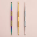 6Pcs Comedone Extractor Tool Stainless Steel Black Head Remover Pore Cleanser Hidden Beauty Needles Tools for Nose Face Blemish Whitehead Popping