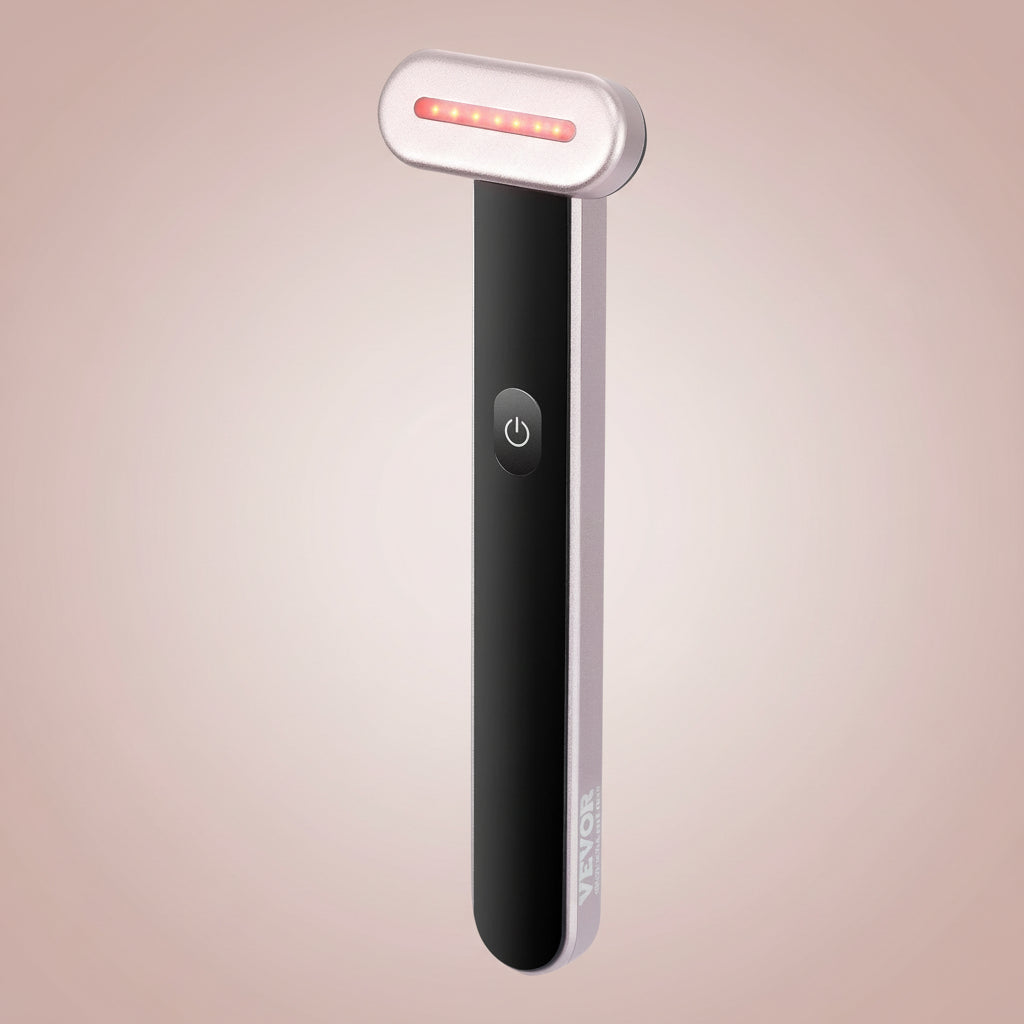 Red Light Therapy Wand for Face and Neck, 3-In-1 LED Facial Wand Red Light Therapy Device with Heating Therapy| Vibrating Facial Massage, Portable LED Beauty Wand