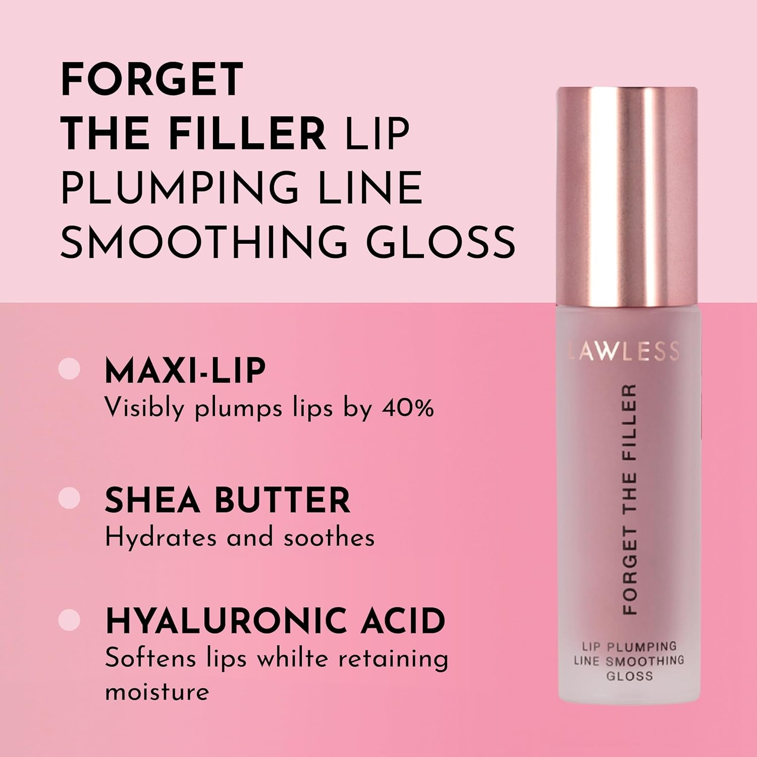 Women'S Forget the Filler Lip Plumper Line Gloss, Velvet, Pink, 0.11 Fl Oz (Pack of 1)