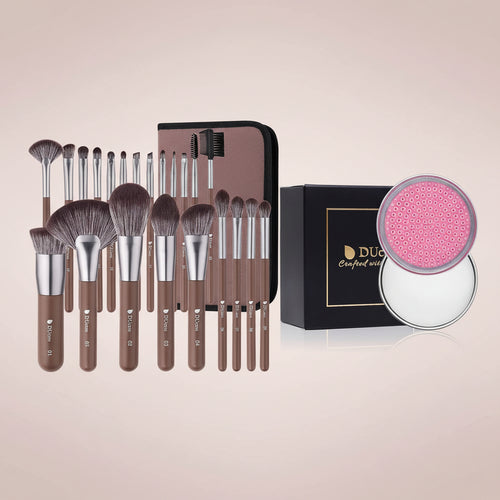 Professional Makeup Brushes +Makeup Brush Solid Soap Cleanser