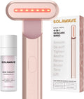Transform Your Skincare Routine with the 4-In-1 Red Light Therapy Wand and Activating Serum – Achieve Youthful Radiance for Face & Neck!