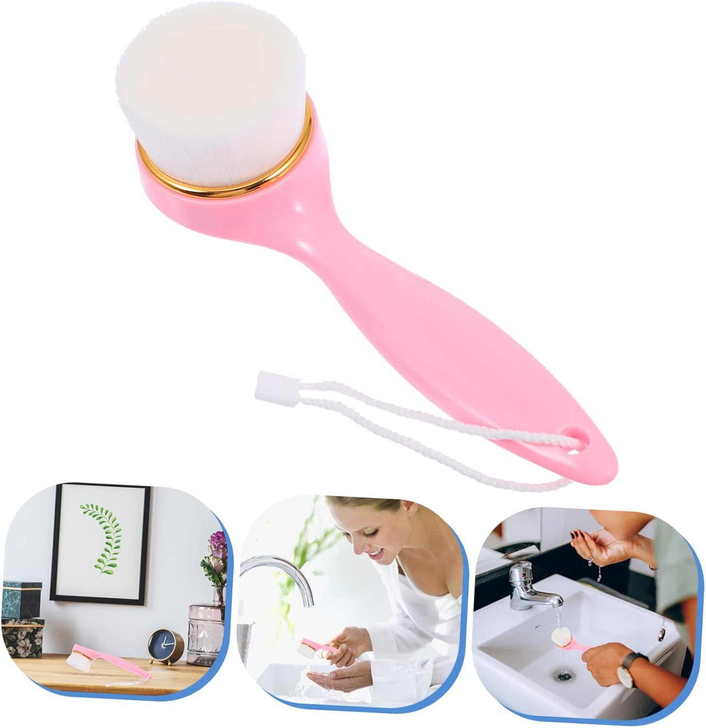 Facial Cleansing Brush Deep Pore Soft Material Esthetician-Grade Gentle Face for Women Boys and Girls