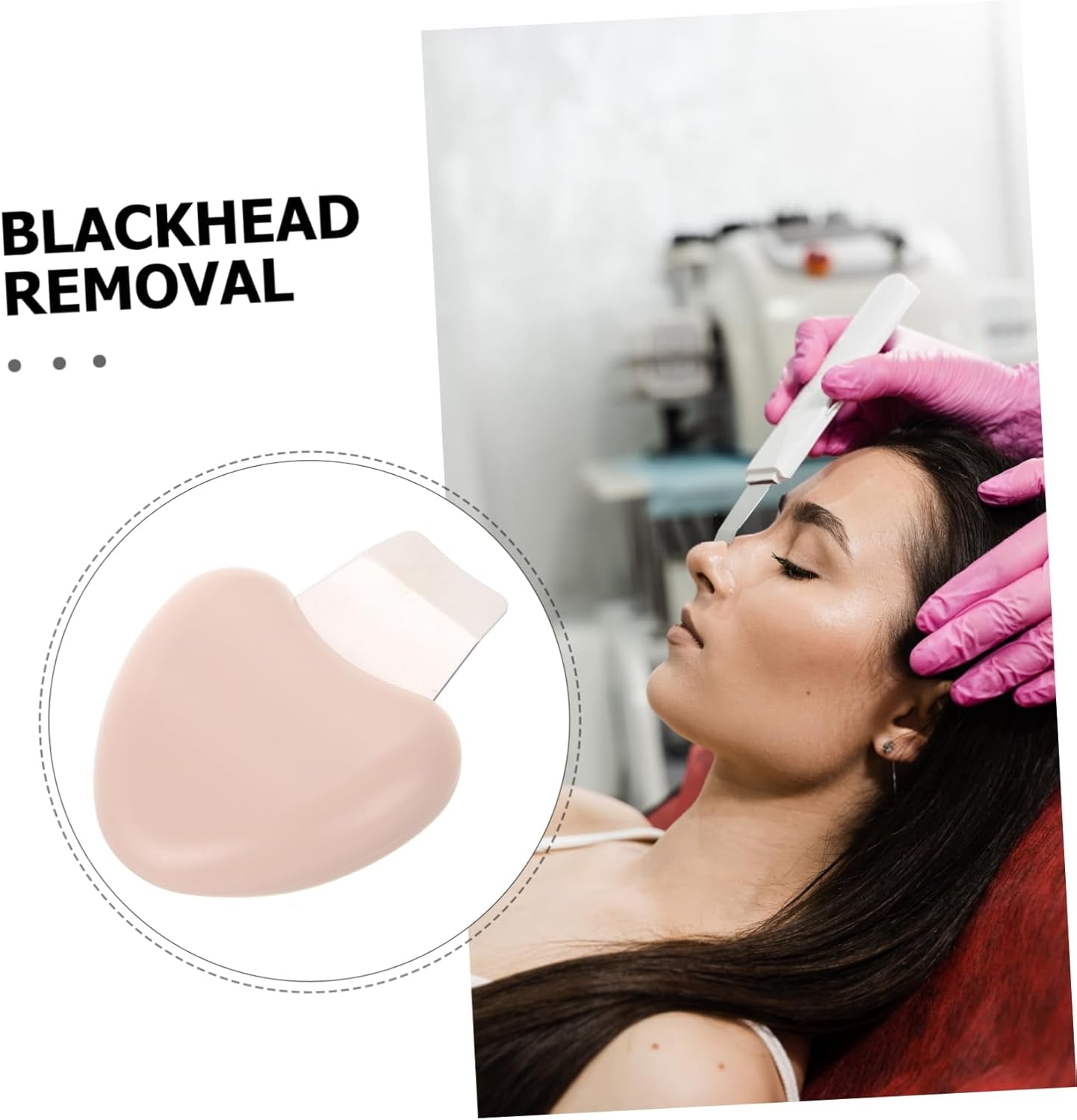 Metal Blackhead Scraper Tool for Facial Care Portable Pimple Removal Instrument for Women Comedone for Safe and Gentle Skincare Versatile Treatment Tool