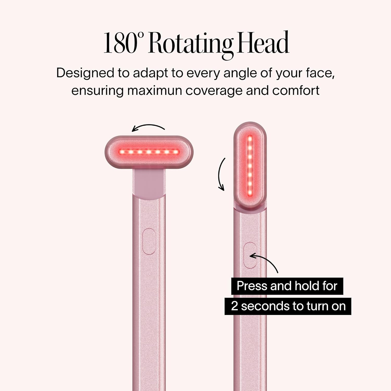 Transform Your Skincare Routine with the 4-In-1 Red Light Therapy Wand and Activating Serum – Achieve Youthful Radiance for Face & Neck!