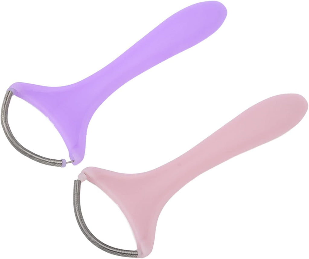 2Pcs Spring Facial Hair Remover, Women Portable Threading Face Epilator for Upper Lip Chin Cheeks Neck Mustache and Upper Lip Hair