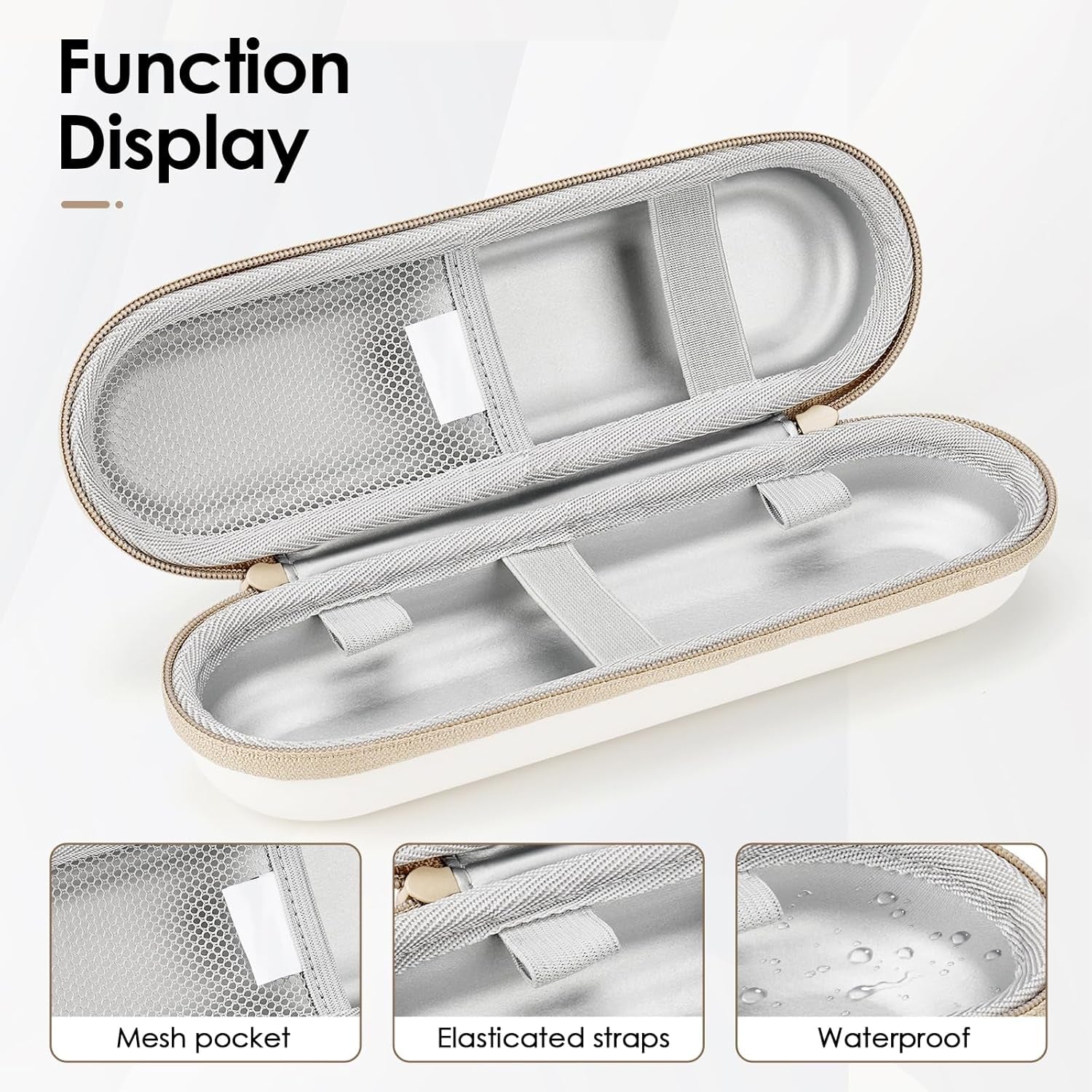 Yinke 2.0 Electric Toothbrush Case for Oral B/Oral-B Pro/Philips Sonicare/Aquasonic Toothbrush, Travel Electric Toothbrush Case