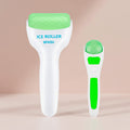 Ice Roller, Face Roller 2 PCS, Massage Tools with Mini Roller for Eye, Face and Body, Relax and Alleviate Puffiness Fine Lines Minor Pain (Green)