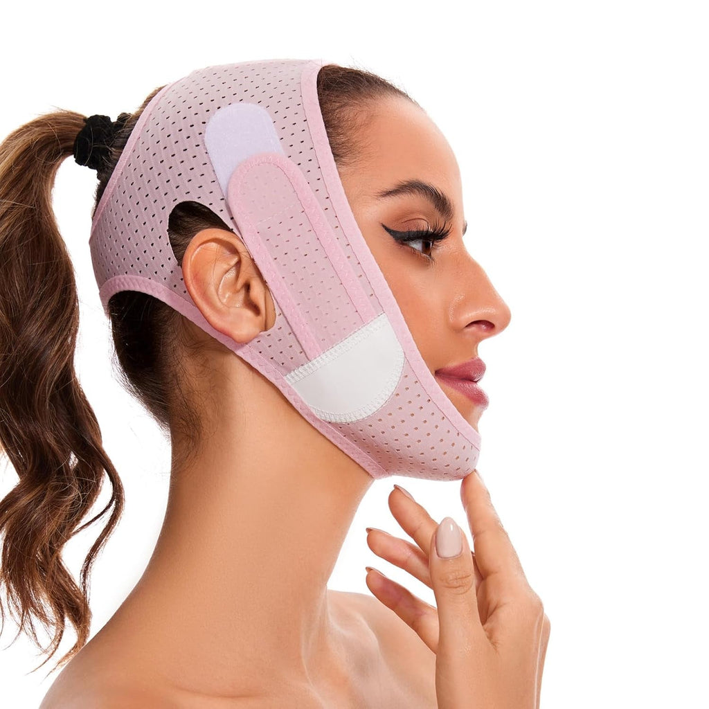 V Line Mask Chin Strap V Shaped Face Belt for Sleeping Jaw Exerciser for Women