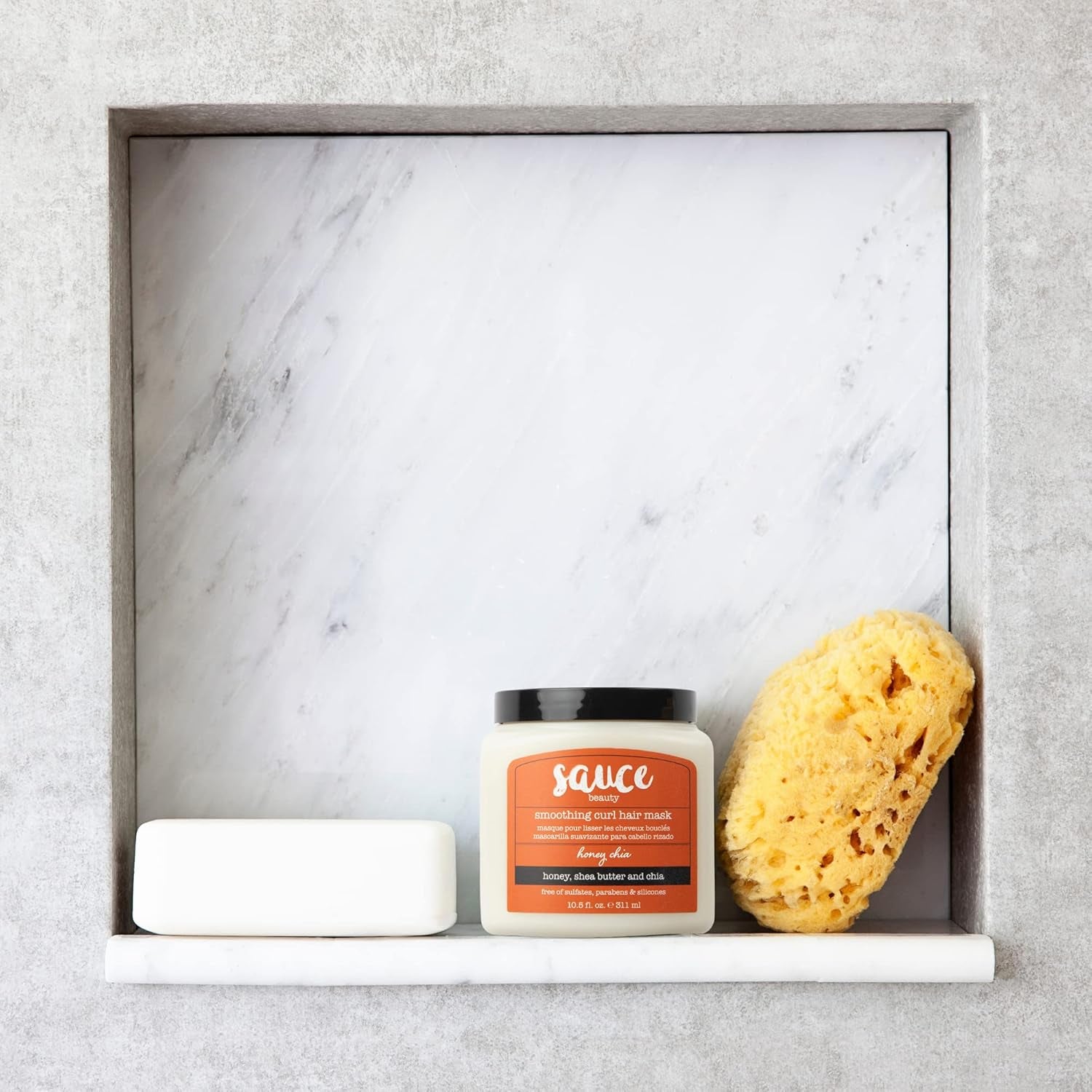 Honey Chia Smoothing Curl Mask & Crème Brulee Curling Custard - Curly Hair Mask & Curl-Defining Cream - Hydrating & Taming Products for Naturally Curly Hair