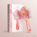 Blushmarks Detangling Wet Hair Brush, Double Bristles Vented Brush for All Hair Types, Idea Gift