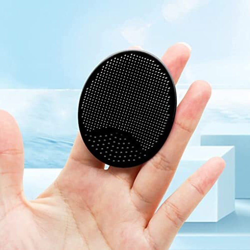 4 Pack Silicone Facial Cleansing Brush Face Exfoliator Blackhead Acne Pore Pad