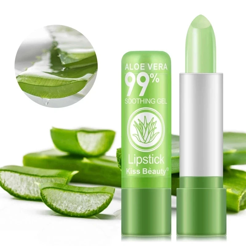 12Pc/Set 3.5G Color Changing Tinted Lip Balm Lipstick Aloe Vera Lipstick Moisturizing Long Lasting Lipsticks Lip Balm Wholesale
