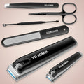 Nail Clipper Set, 6 Pcs Toenail Clippers, Stocking Stuffers for Men Women, Ultra-Sharp and Durable Manicure Kit, 18-Month Replacement Warranty!