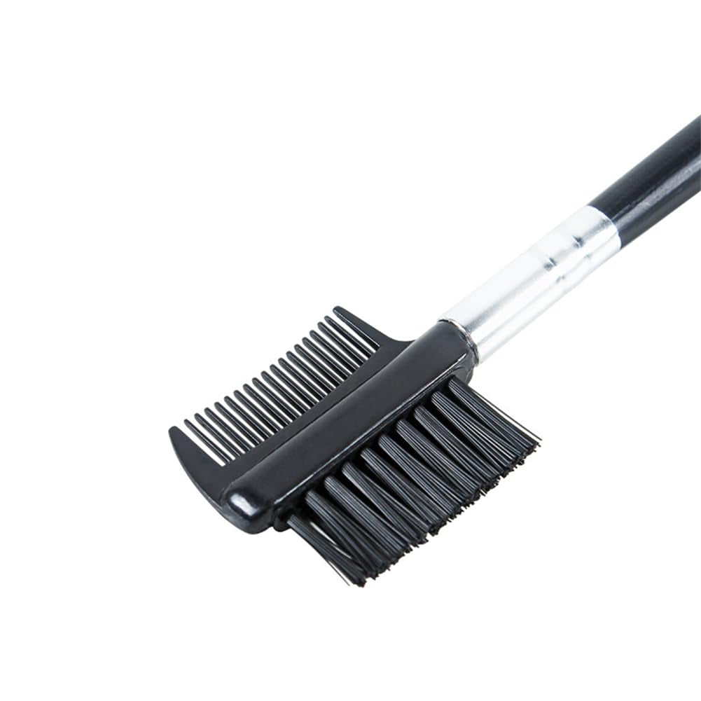 3 Pieces Set Eyebrow Brush Eyelash Separator Brow Comb & Lash Spoolie Professional Eye Makeup Tools, Black
