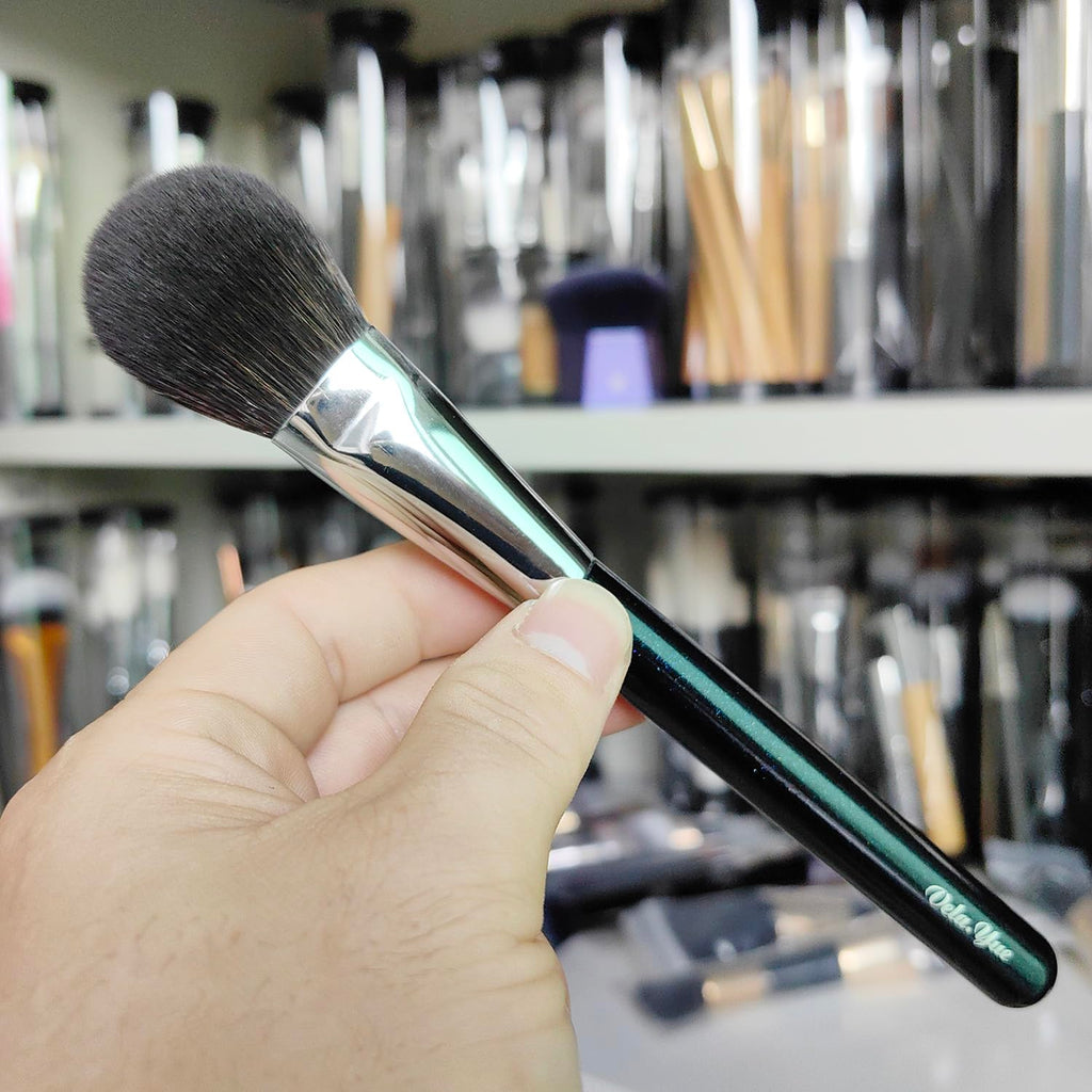 Powder Brushes 2Pcs Precision Makeup Brushes Set for Face Powder Blusher Highlighters Luminizers Cosmetics Beauty Tools Kit