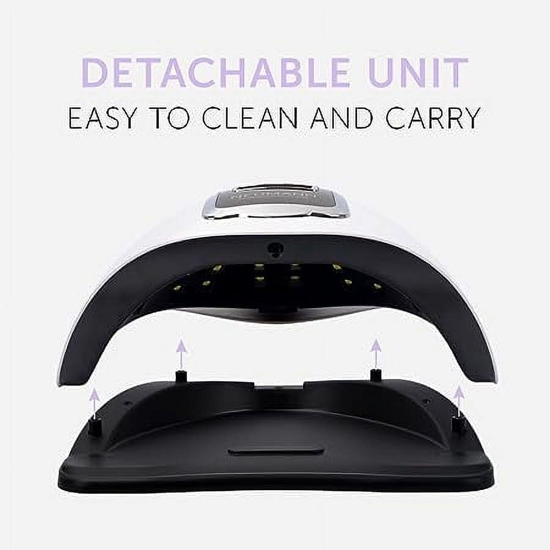 Nail Dryer UV Light, 280W Quick Dry 66 LED Nail Lamp for Gel Nails - 4 Timer Settings
