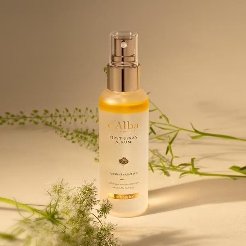 Piedmont Italian White Truffle First Spray Serum, Hydrating Vegan Face Mist & Moisturizer, Glow Serum for Radiant Skin, Non-Comedogenic, 2.02 Fl Oz